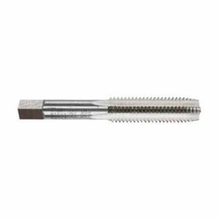 Morse Straight Flute Hand Tap, Series 7500, Metric, Ground, M2x04, Bottoming Chamfer, 3 Flutes, HSS, Bri 38118